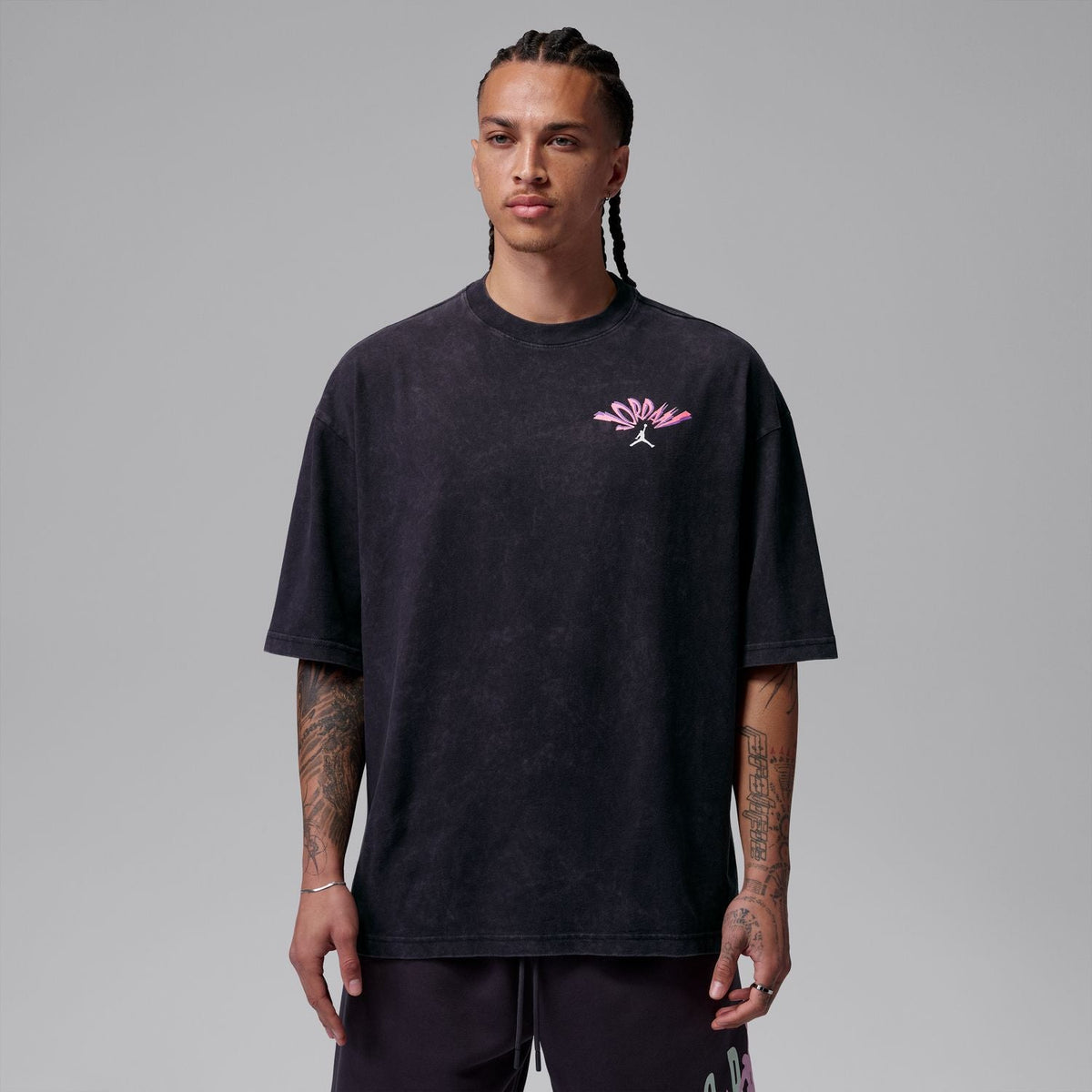 JORDAN Jordan Washed SS Crew - Mens