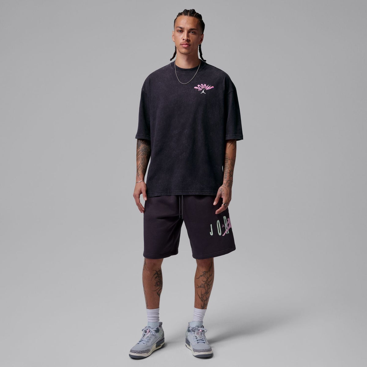 JORDAN Jordan Washed SS Crew - Mens