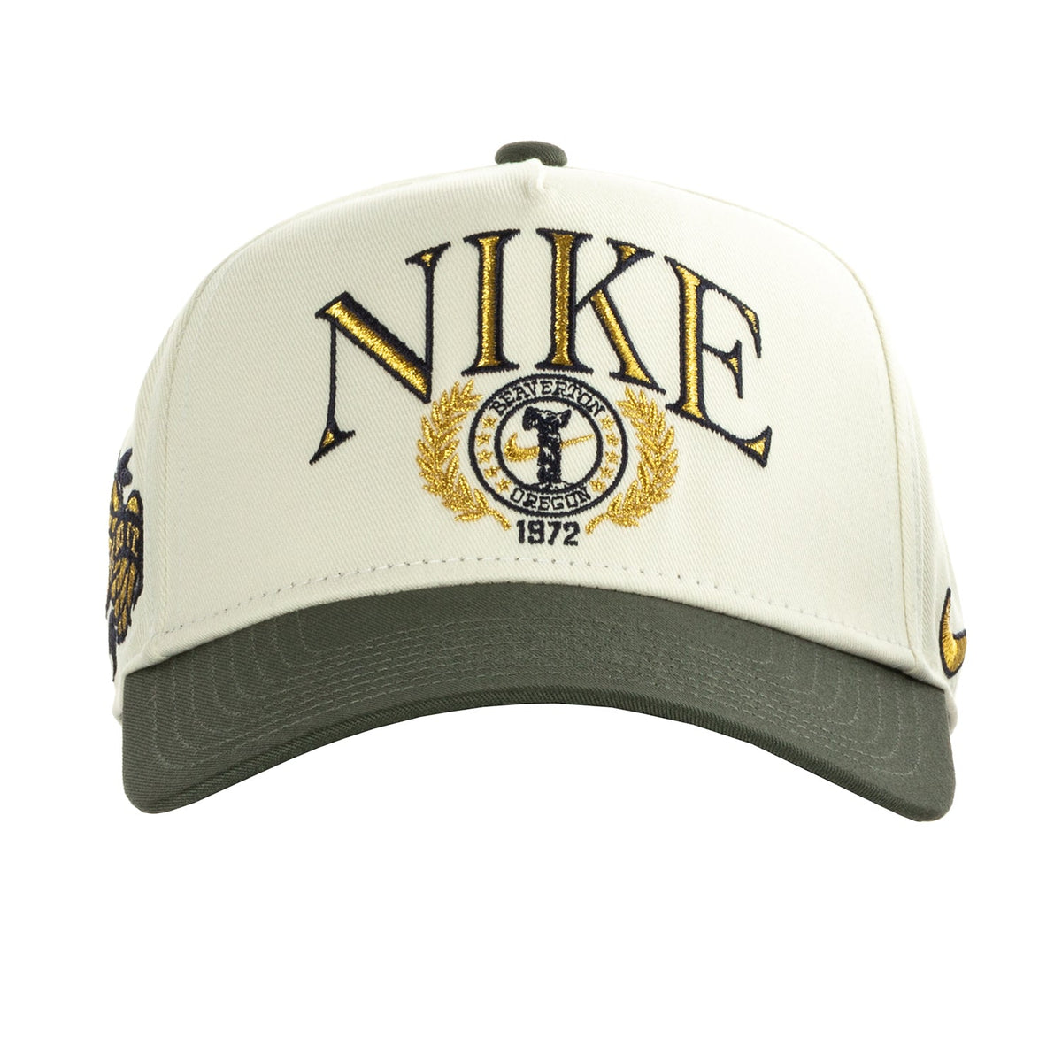 NIKE Premium Nike Rise Cap Structured Curved Bill A-Frame Snapback