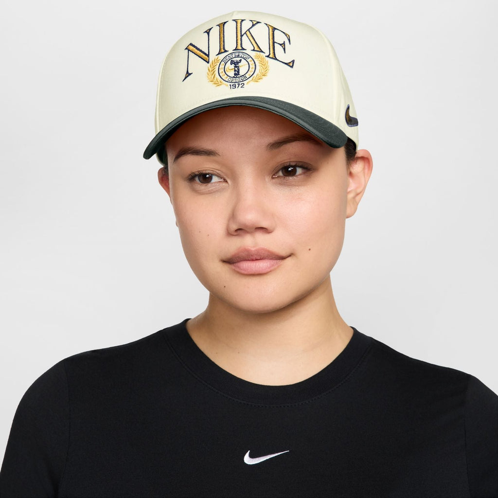 NIKE Premium Nike Rise Cap Structured Curved Bill A-Frame Snapback