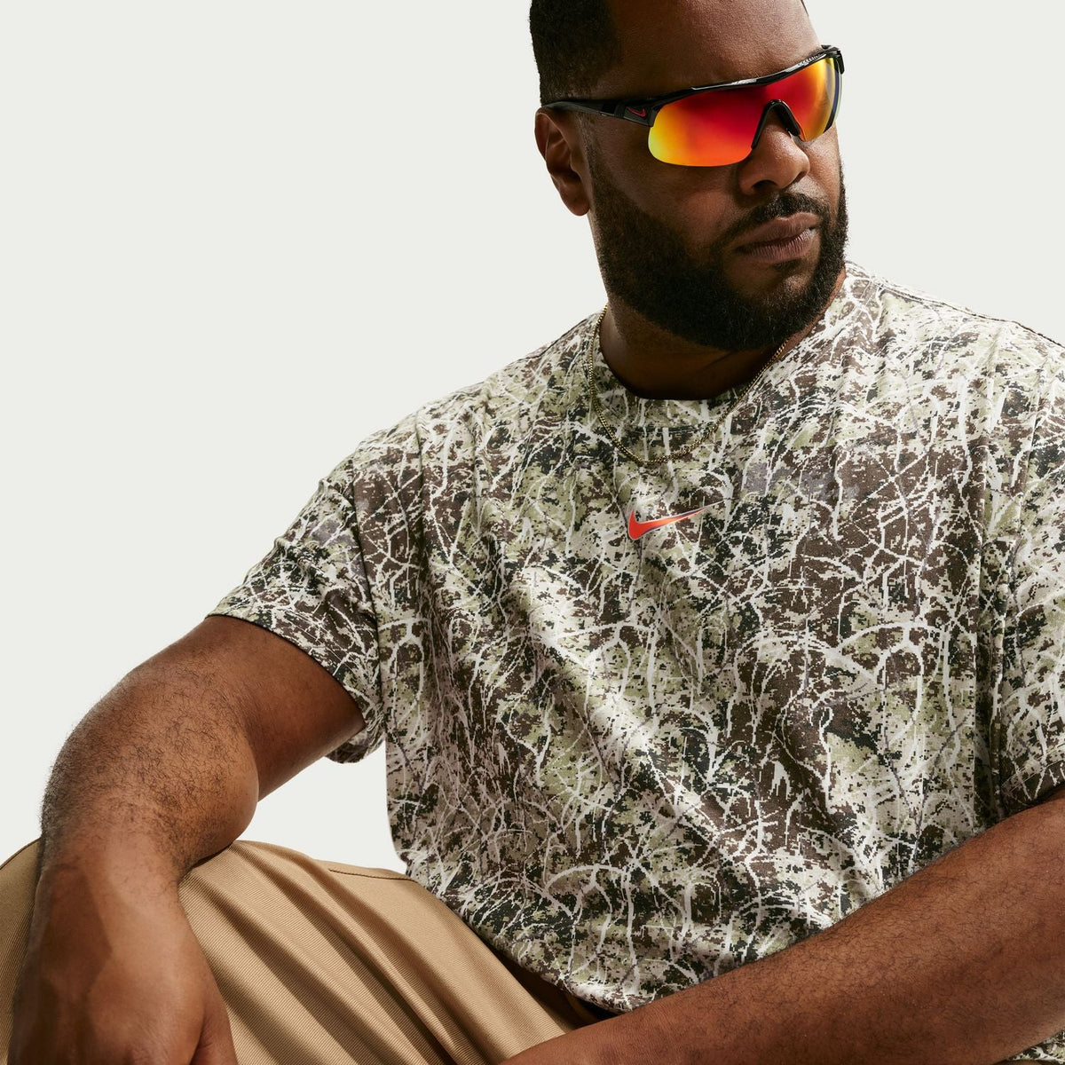 NIKE Camo Fashion Tee -Mens