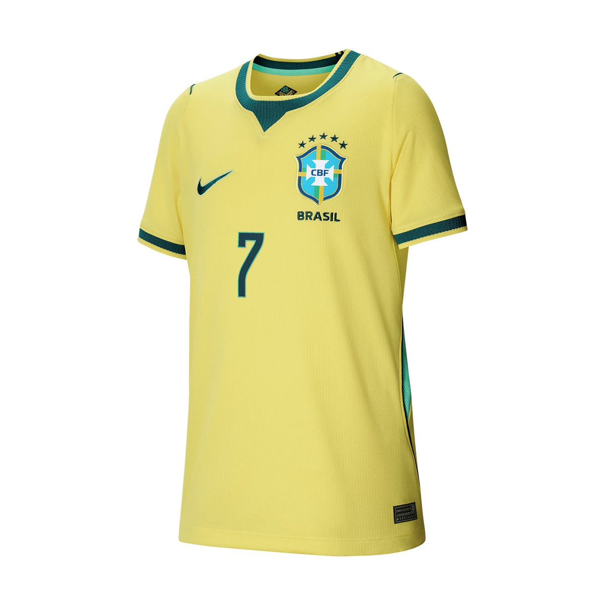 NIKE Original Brazil 26/27 Vini Jr. #7 Stadium Home Jersey - Youth