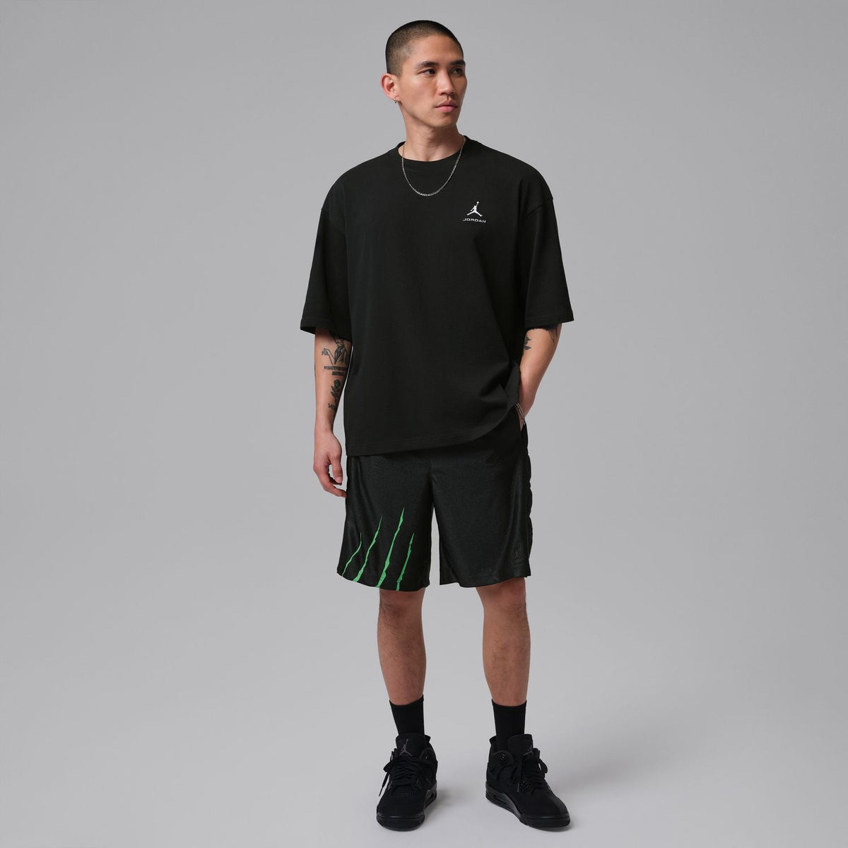 JORDAN Authentic Brooklyn Cat Scratch Bcat Short - Mens