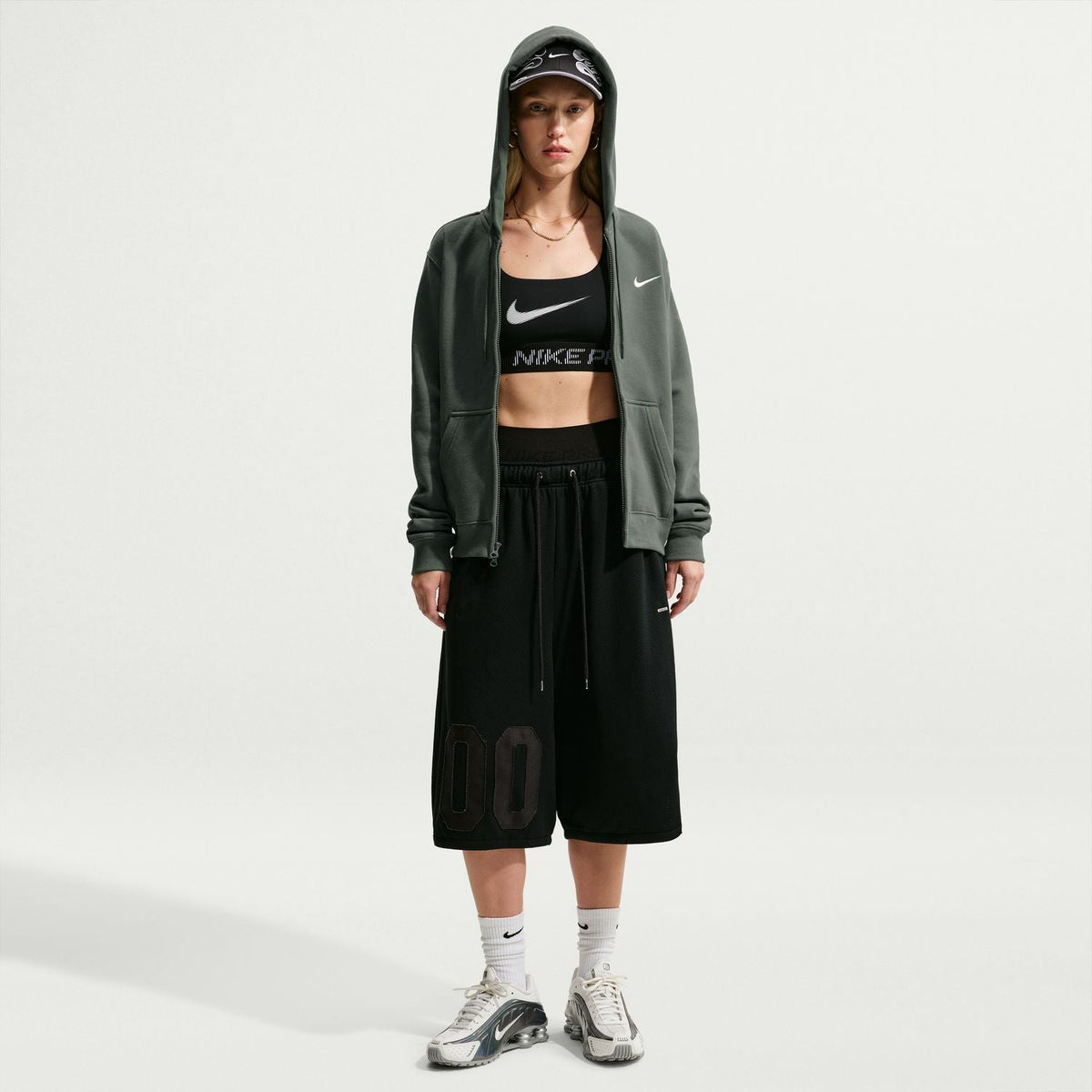 NIKE Studio Fleece MW FZ Hoodie - Womens