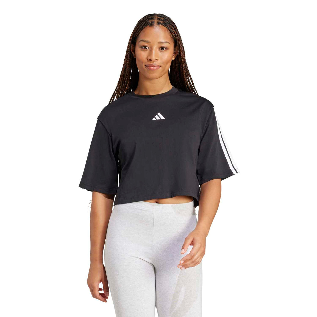 ADIDAS Essentials 3-Stripes Loose T-Shirt - Womens