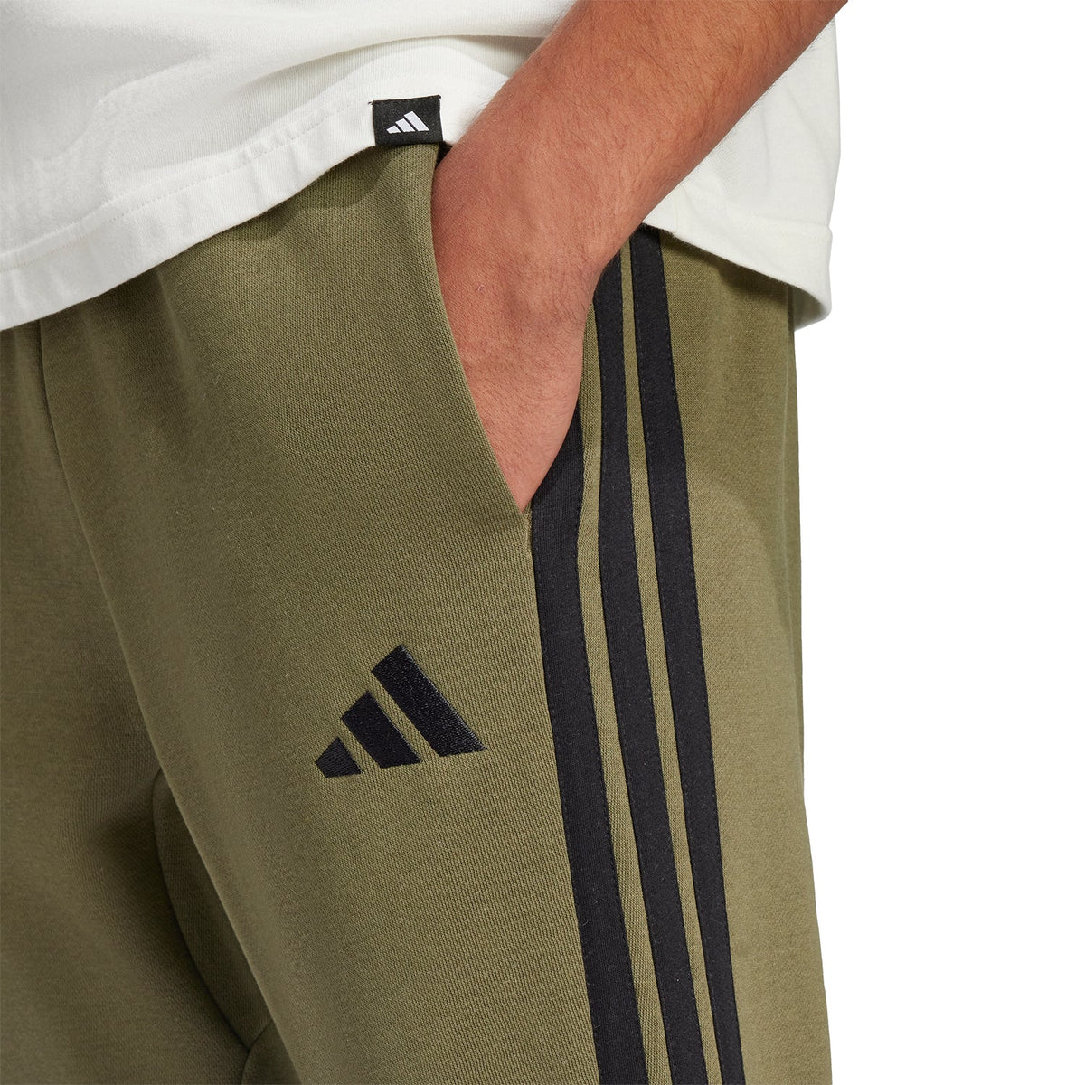 ADIDAS Essentials 3 Stripes Fleece Pant -Mens
