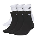 ADIDAS 6 Pack Large Originals Trefoil 2.0 Quarter