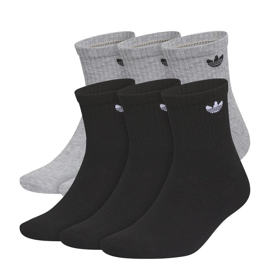 ADIDAS 6 Pack Large Originals Trefoil 2.0 Quarter