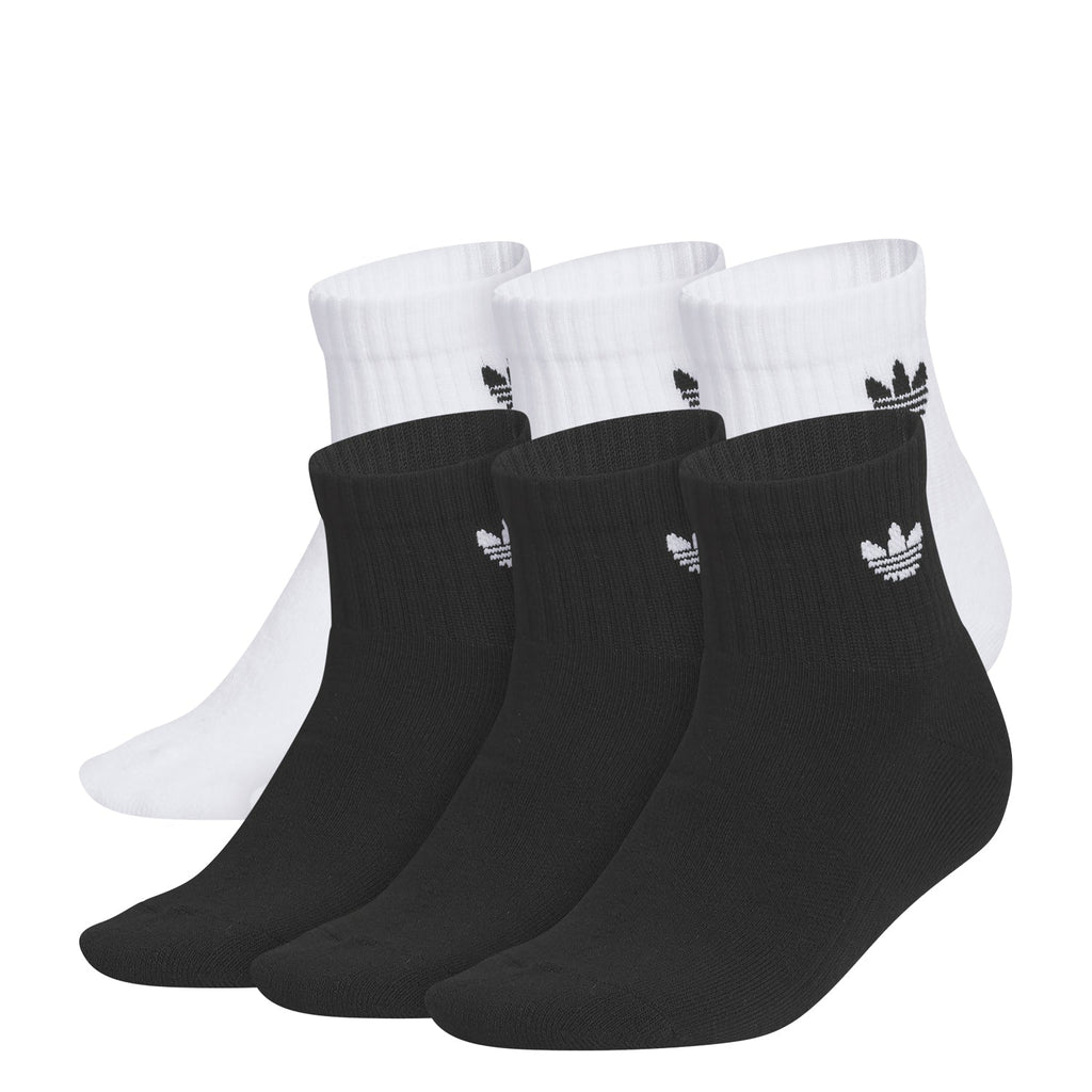 ADIDAS 6 Pack Medium Originals Trefoil 2.0 Quarter