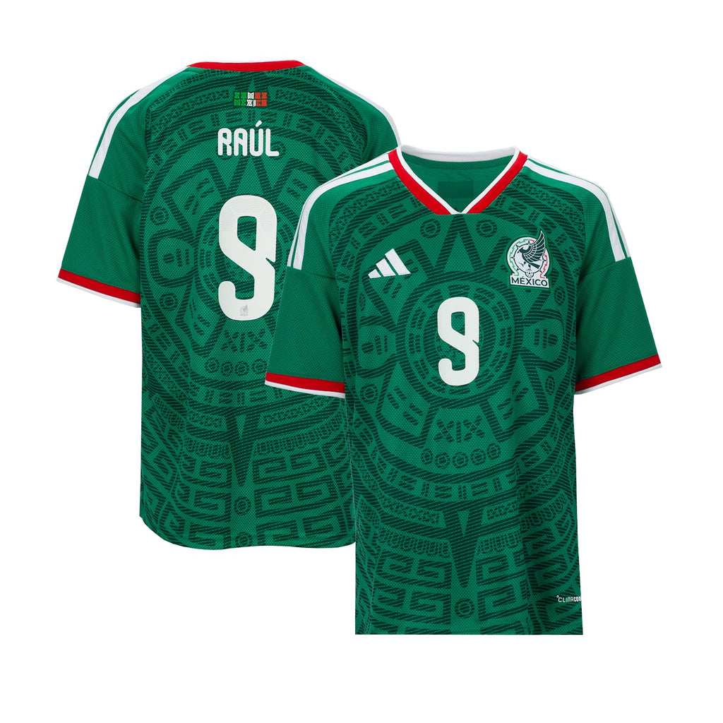 ADIDAS Mexico 26/27 Raul #9 Replica Home Jersey - Youth