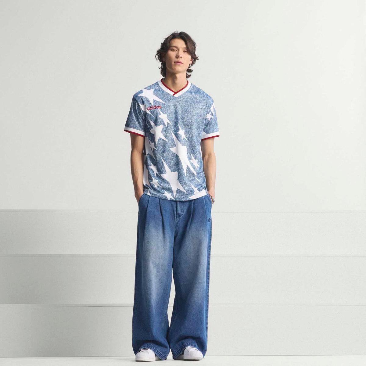 ADIDAS USA 94 Denim Bringback Jersey - Mens