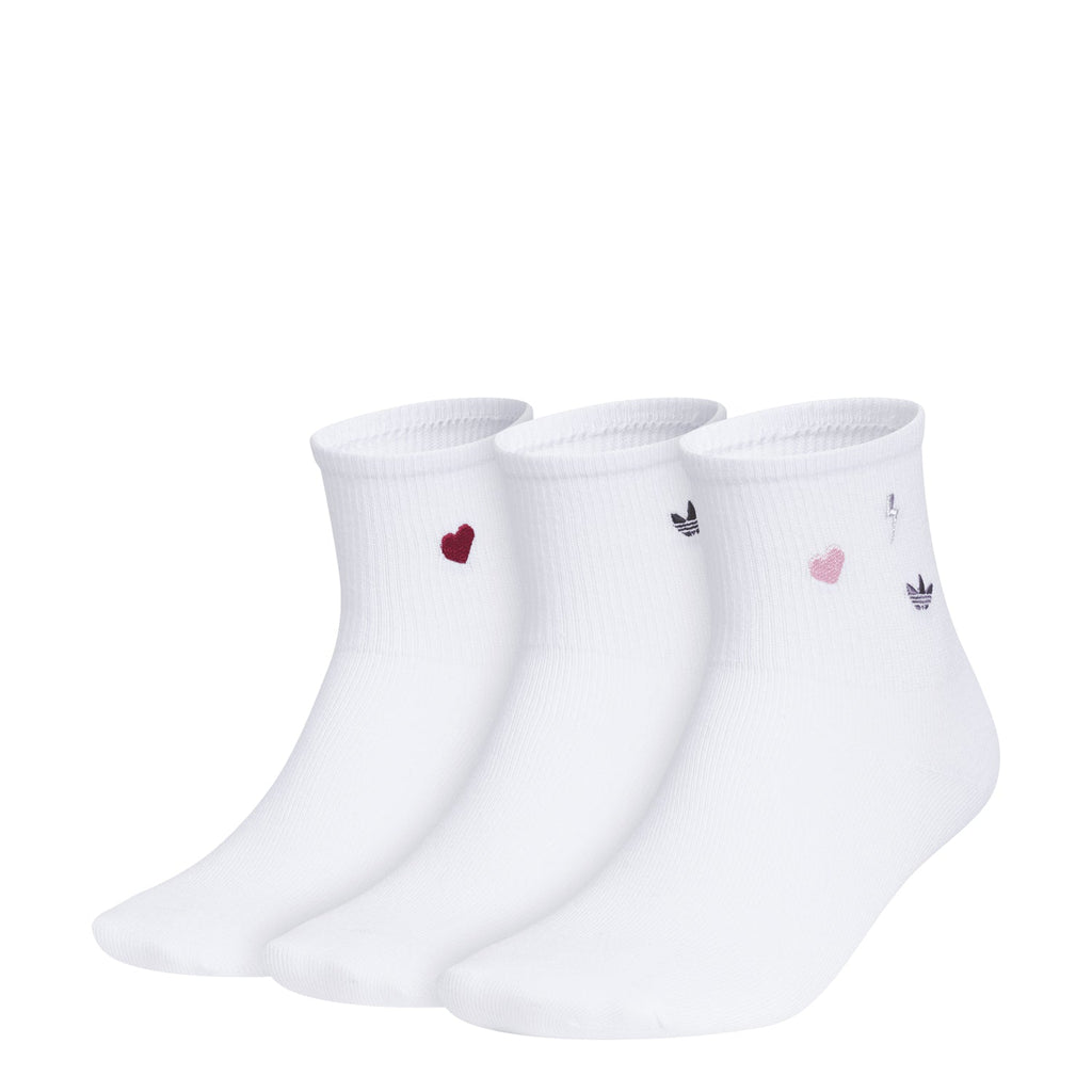 ADIDAS Official 3 Pack Medium Originals High Quarter