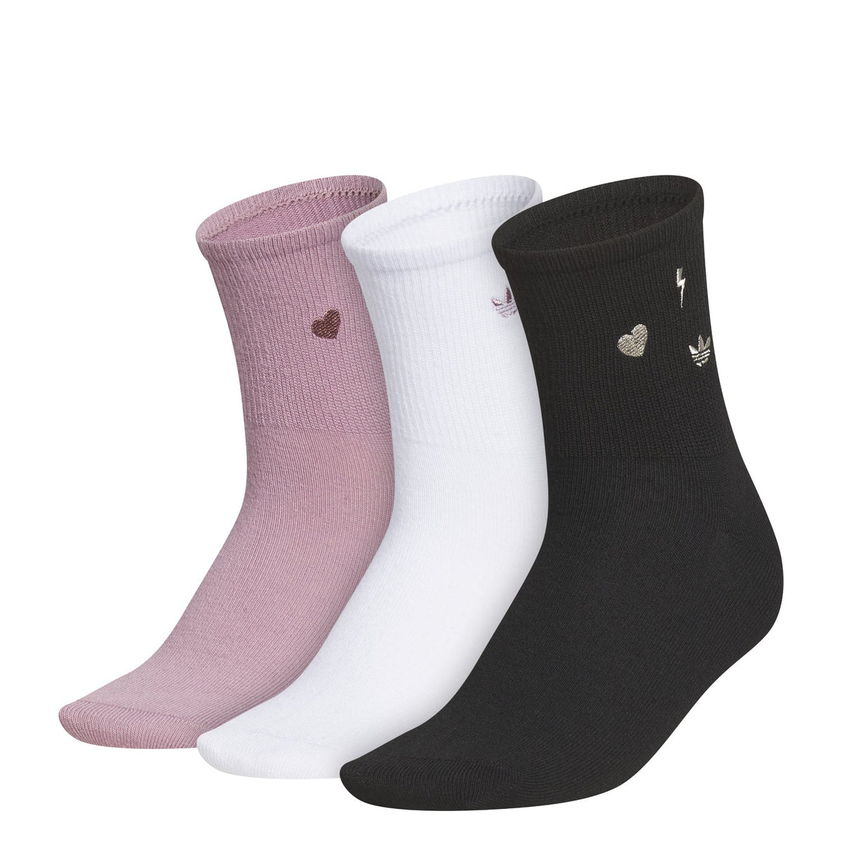 ADIDAS Official 3 Pack Medium Originals High Quarter