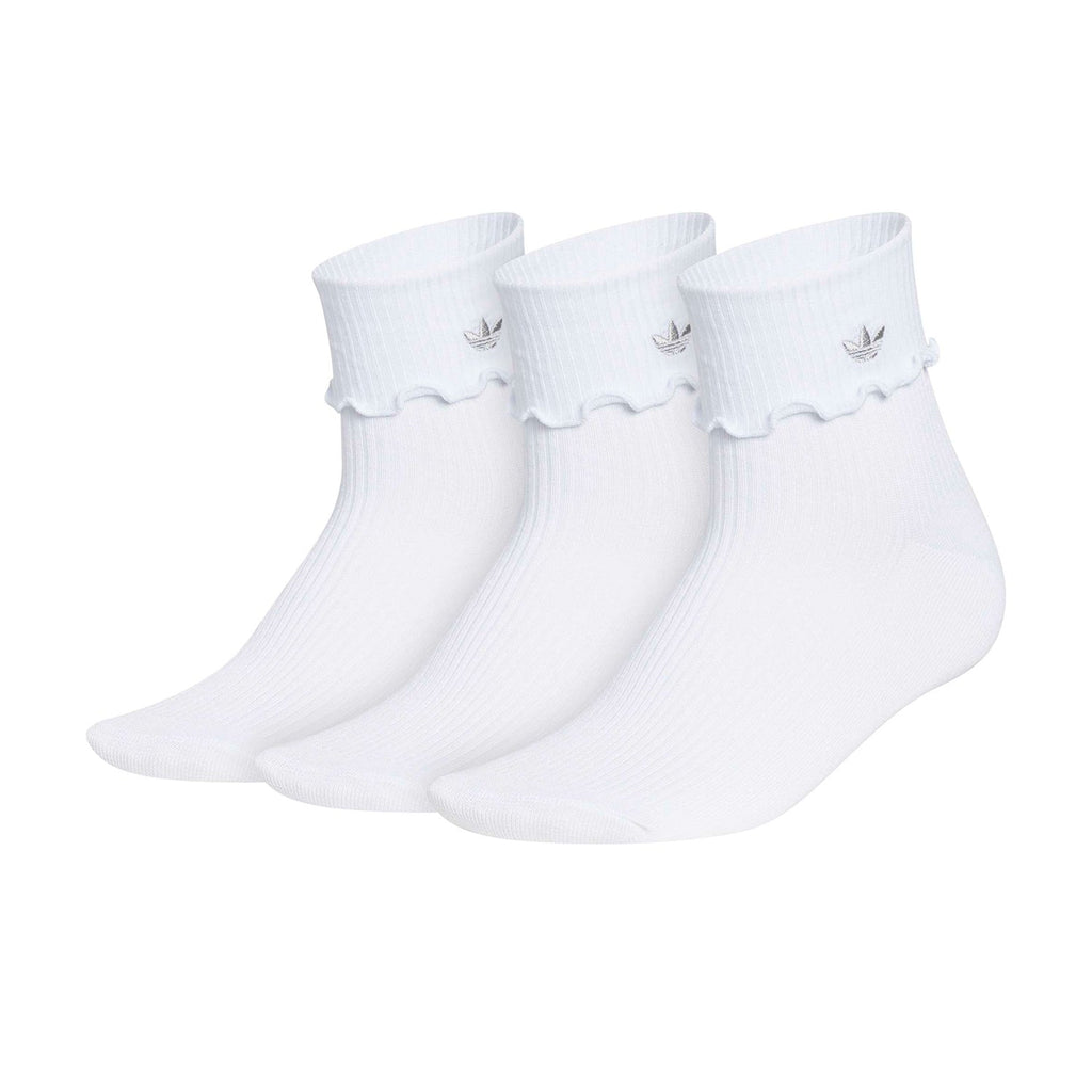 ADIDAS Classic 3 Pack Medium Originals Cuffed Ruffle Quarter