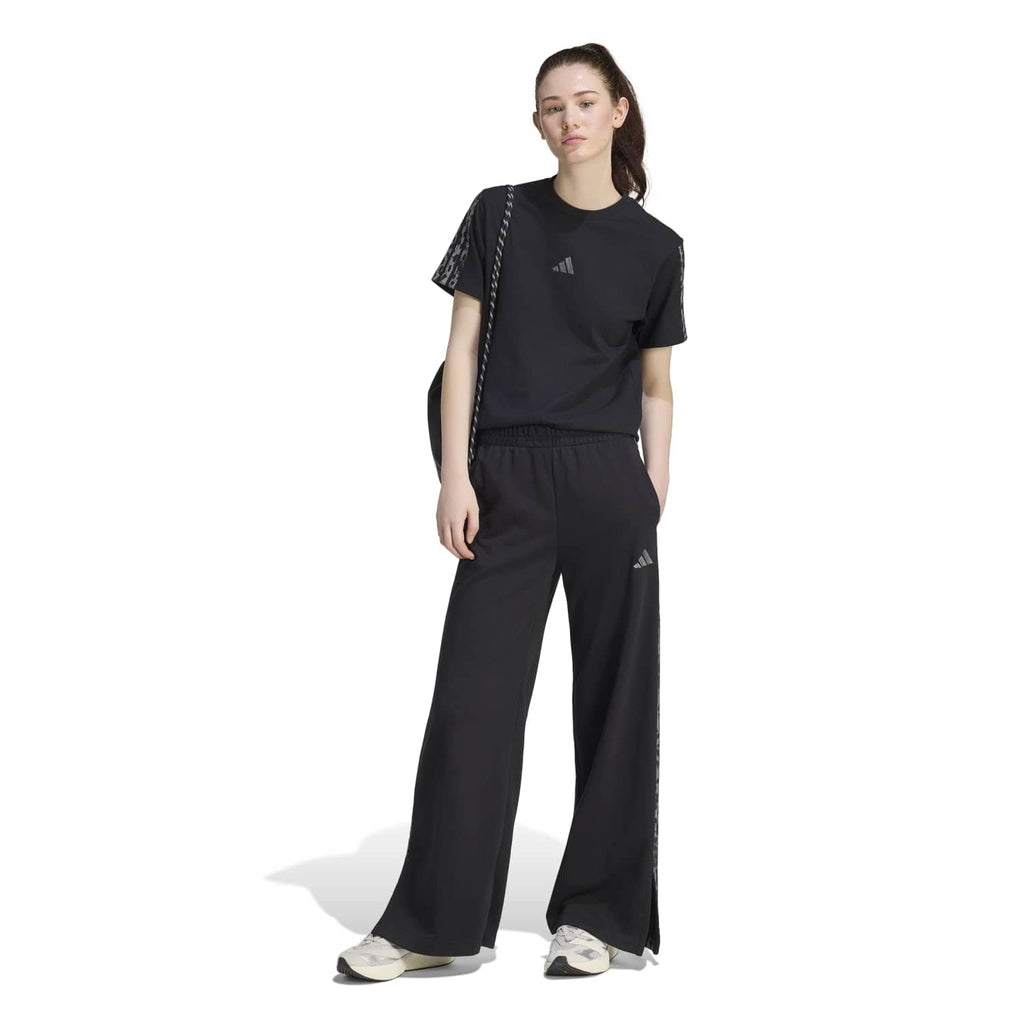 ADIDAS Essentials Animal Print 3-Stripes Pants - Womens