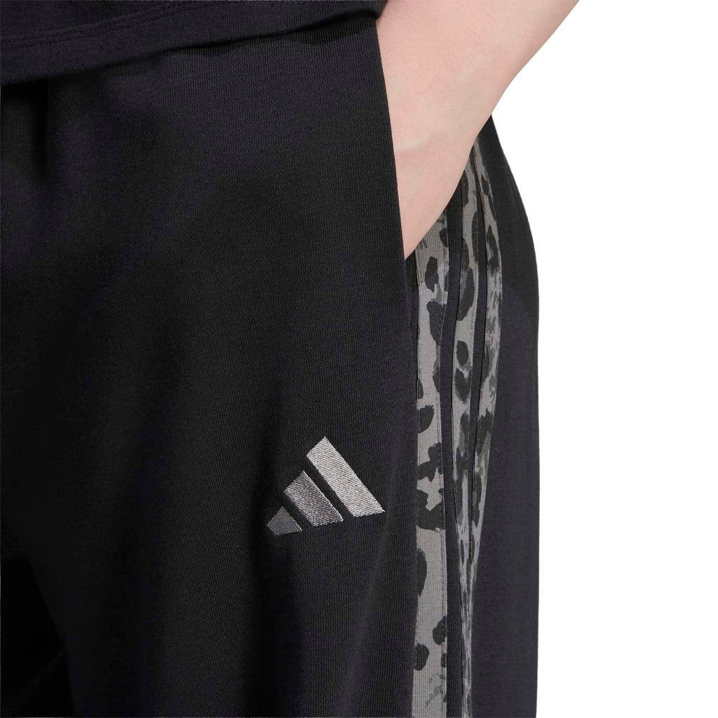 ADIDAS Essentials Animal Print 3-Stripes Pants - Womens