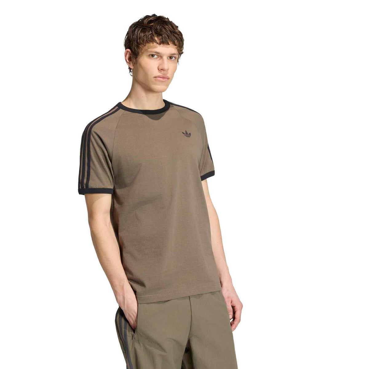 ADIDAS 3 Stripe Tee - Mens