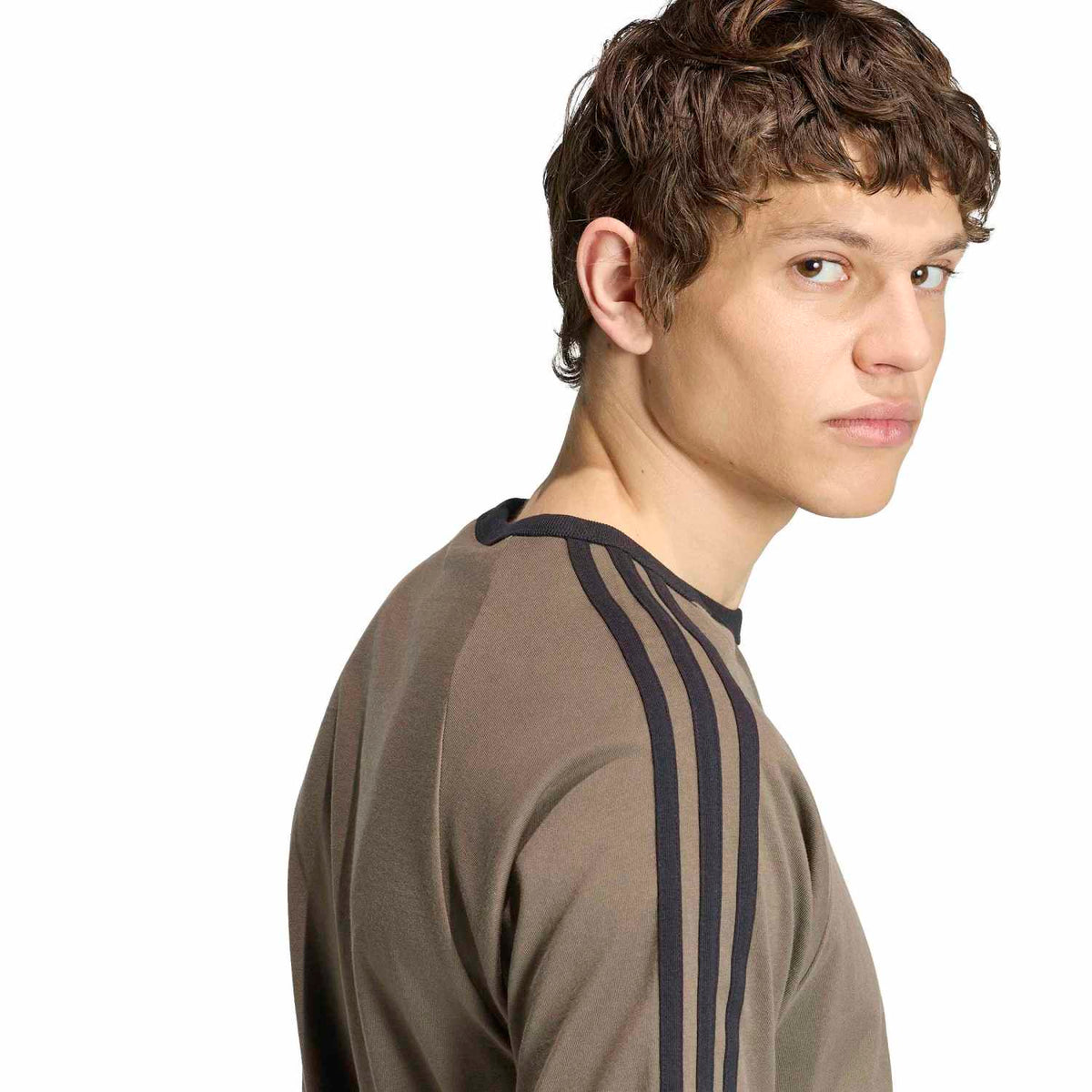 ADIDAS 3 Stripe Tee - Mens