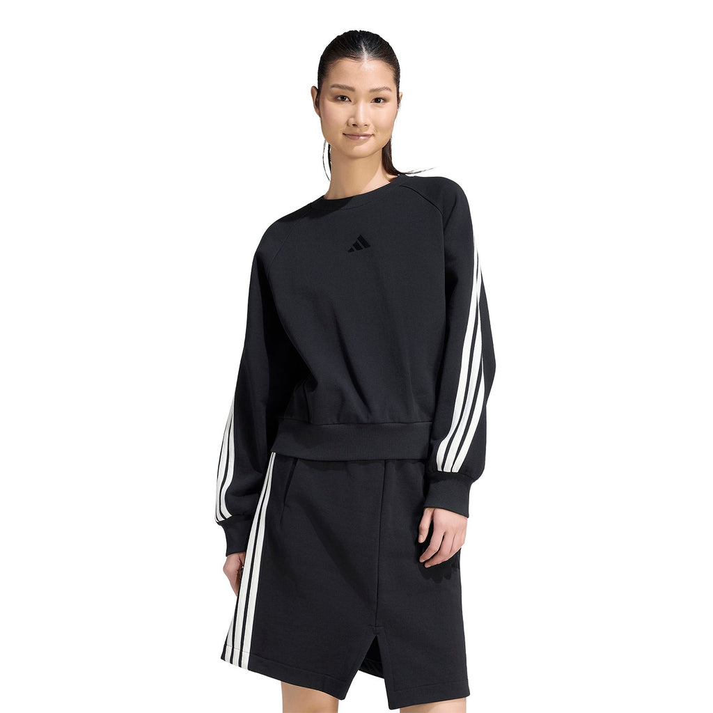 ADIDAS Kit 3-Stripe Crew Sweatshirt - Womens