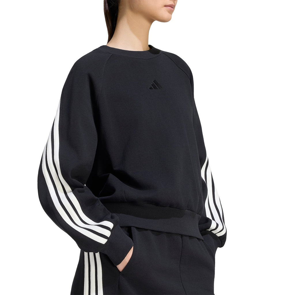 ADIDAS Kit 3-Stripe Crew Sweatshirt - Womens