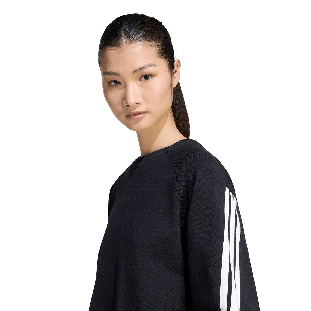 ADIDAS Kit 3-Stripe Crew Sweatshirt - Womens