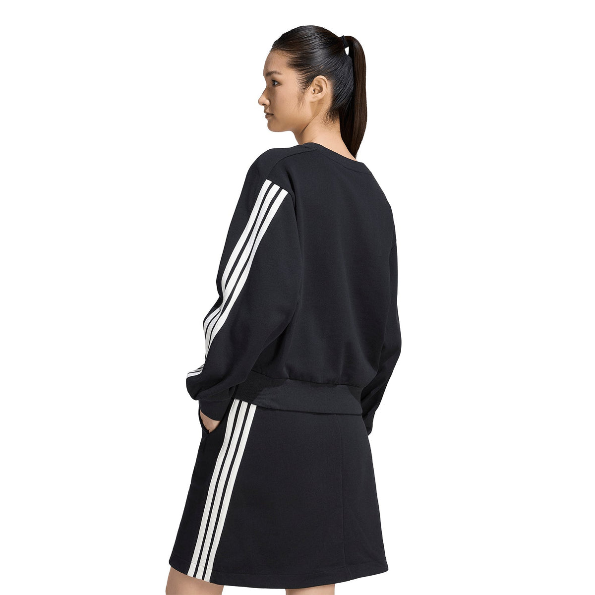 ADIDAS Kit 3-Stripe Crew Sweatshirt - Womens