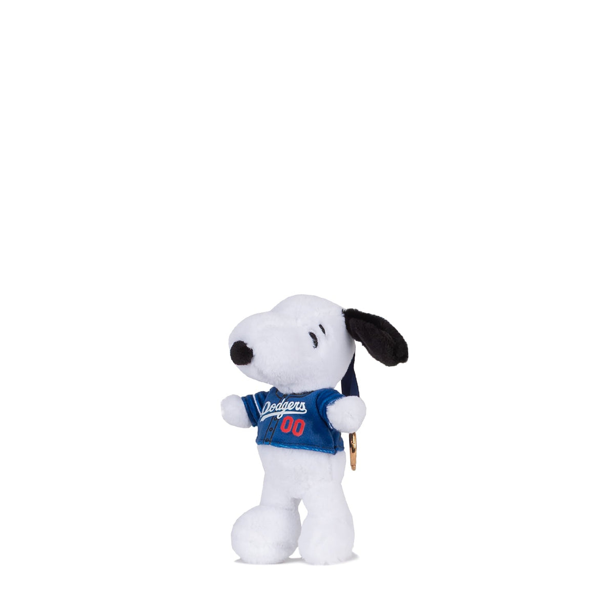CHARACTER Snoopy x Dodgers 6" Plush Backpack Clip