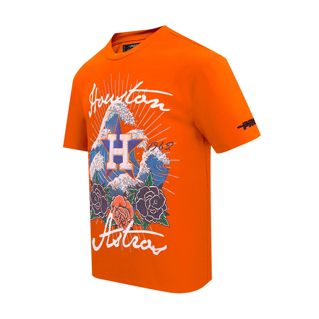 PRO STANDARD Houston Astros Wave & Roses Tee - Mens