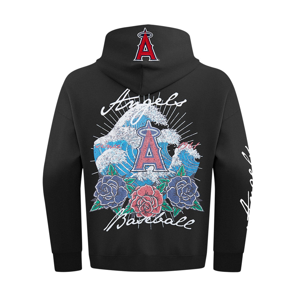 PRO STANDARD Los Angeles Angels Wave & Roses Hoodie - Mens