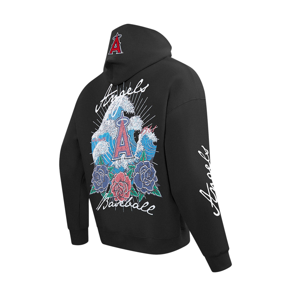PRO STANDARD Los Angeles Angels Wave & Roses Hoodie - Mens