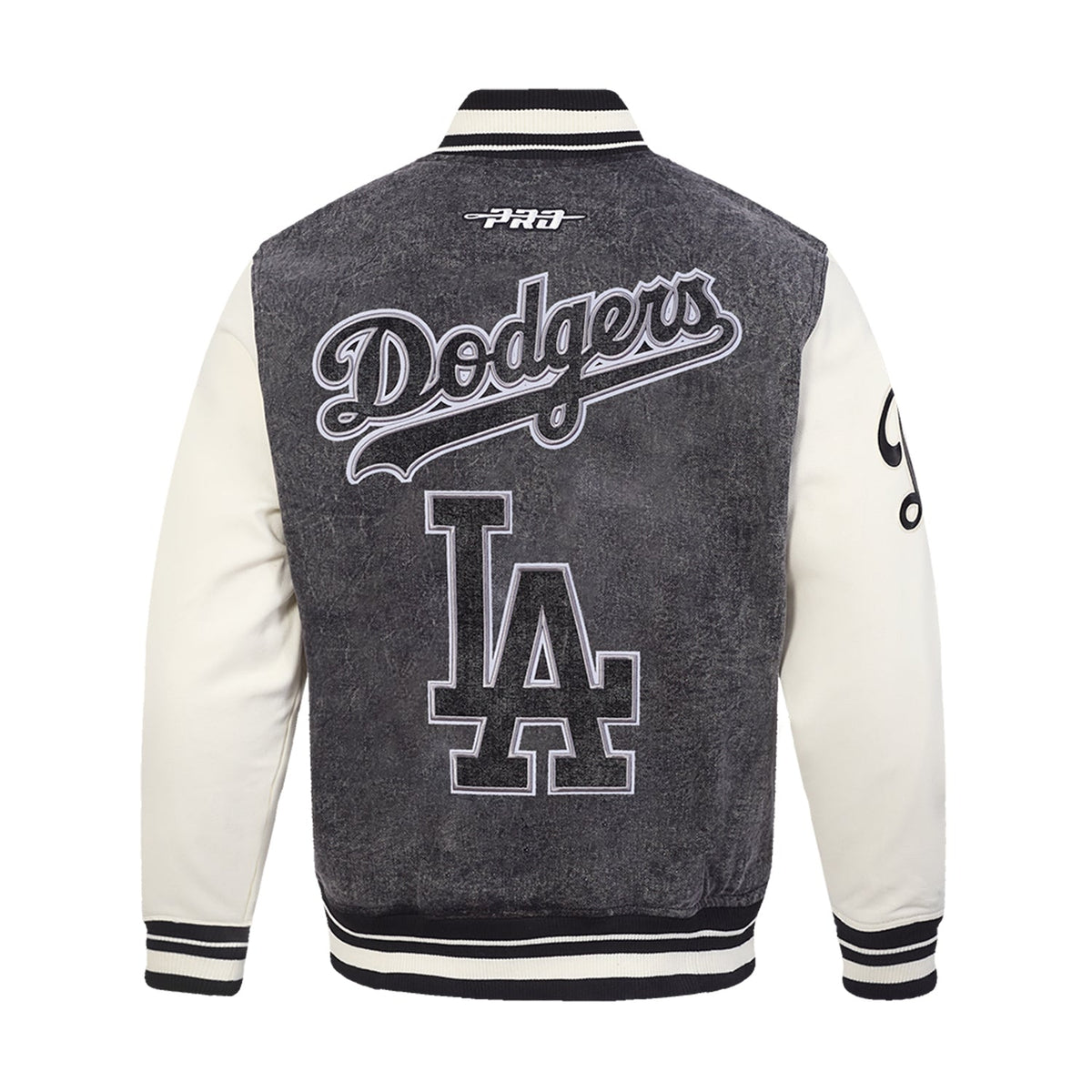 PRO STANDARD Los Angeles Dodgers Varsity Black Jacket - Mens