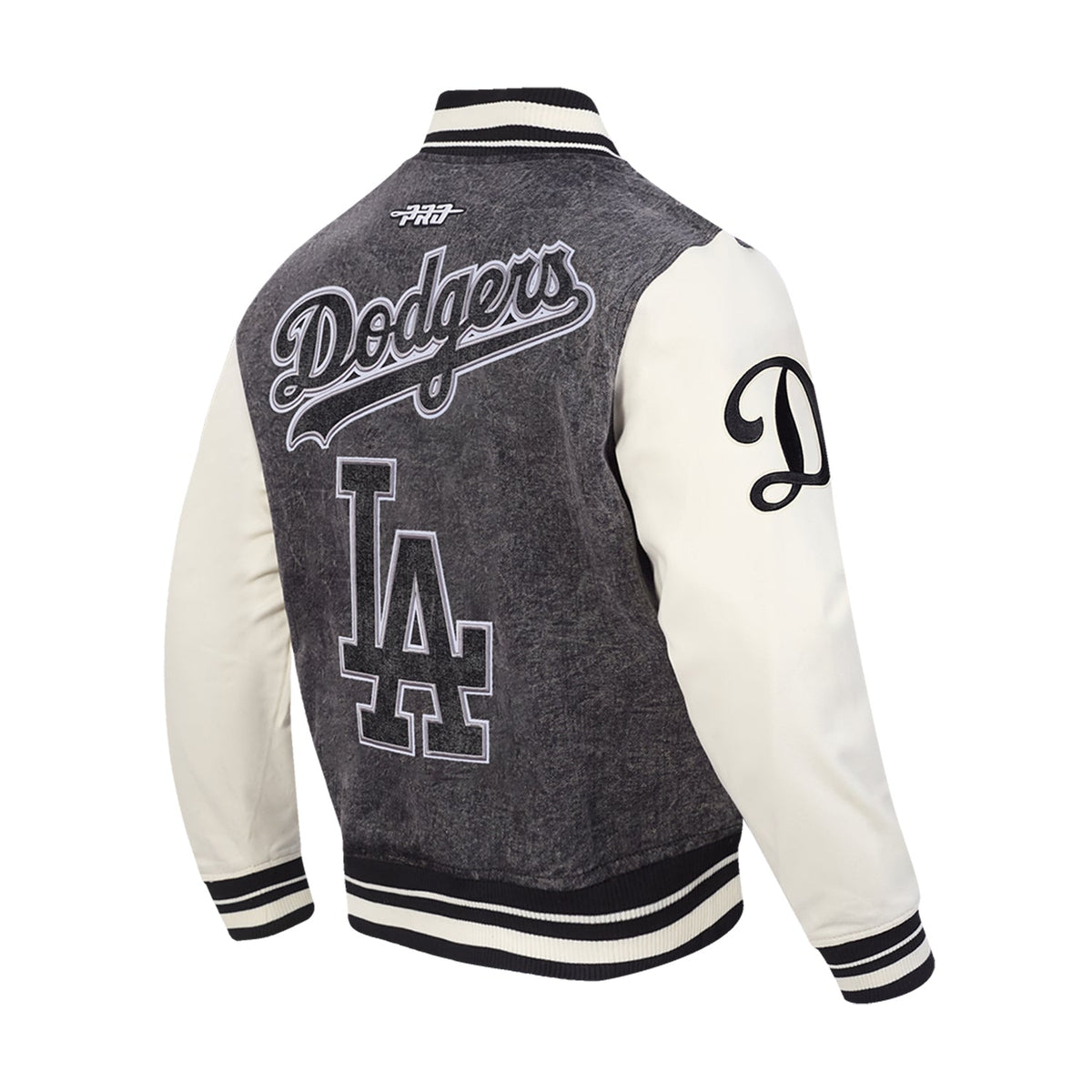PRO STANDARD Los Angeles Dodgers Varsity Black Jacket - Mens