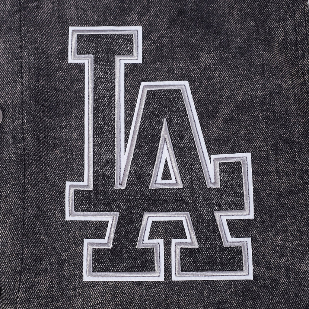 PRO STANDARD Los Angeles Dodgers Varsity Black Jacket - Mens