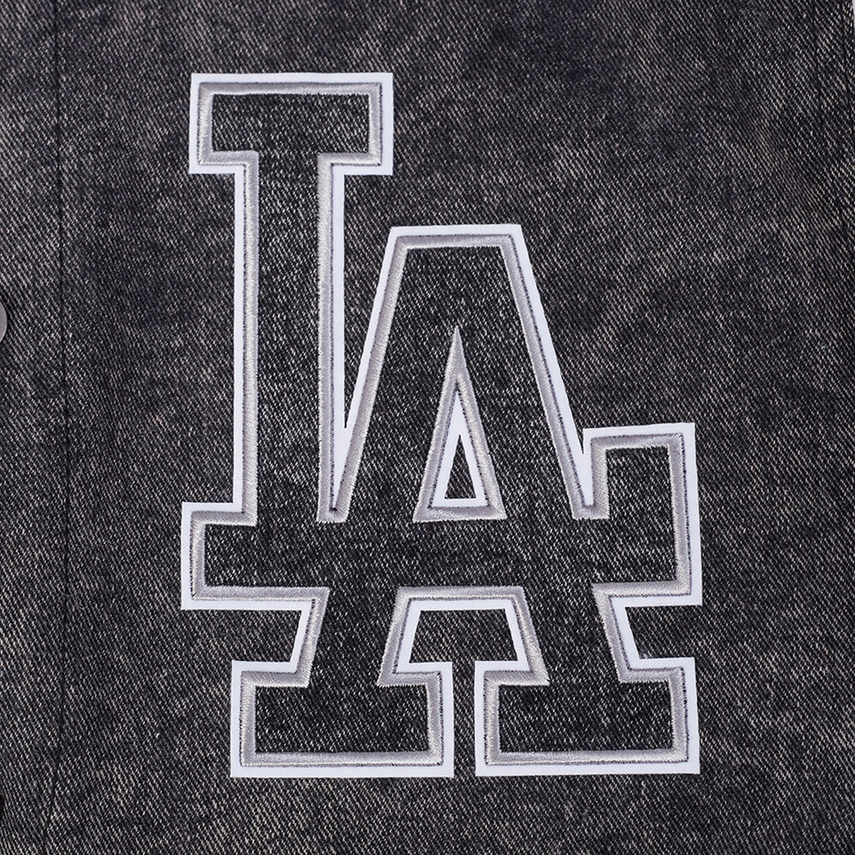 PRO STANDARD Los Angeles Dodgers Varsity Black Jacket - Mens