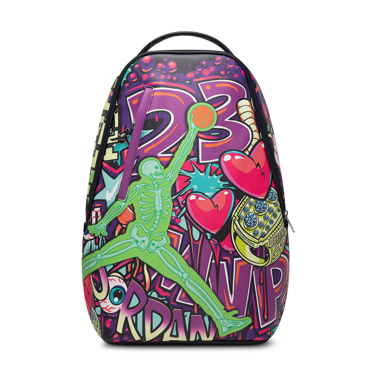 JORDAN Authentic 6 Rings Graffiti Backpack