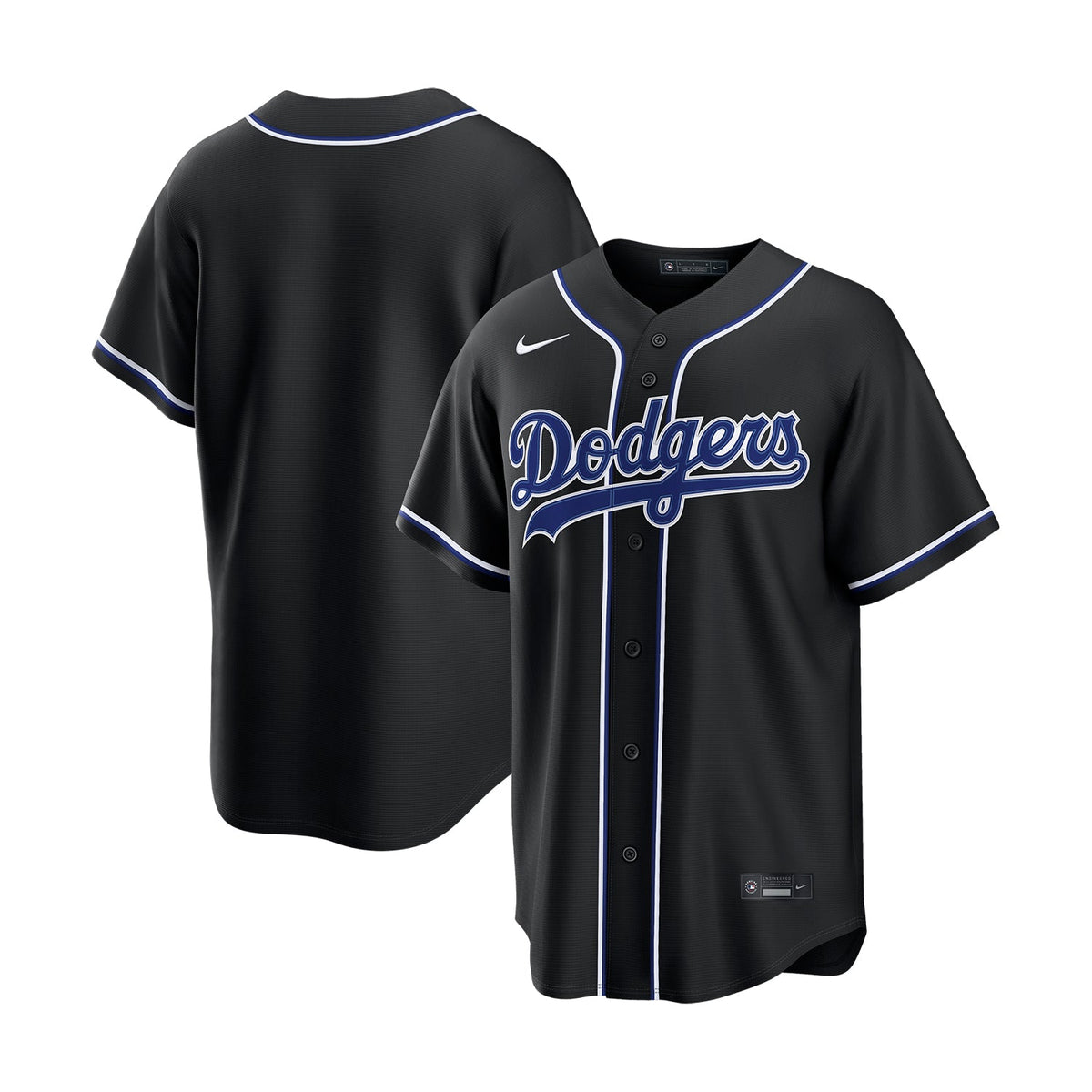 NIKE 2026 Dodgers Black Replica Jersey - Mens