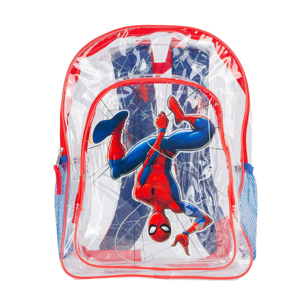 CHARACTER Premium Clear Spider-Man Backpack