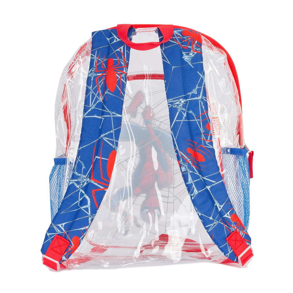 CHARACTER Premium Clear Spider-Man Backpack