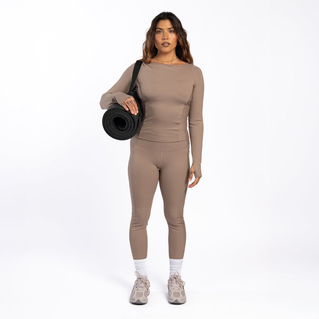 WSS ATHLETIC Power Ribbed Legging - Womens