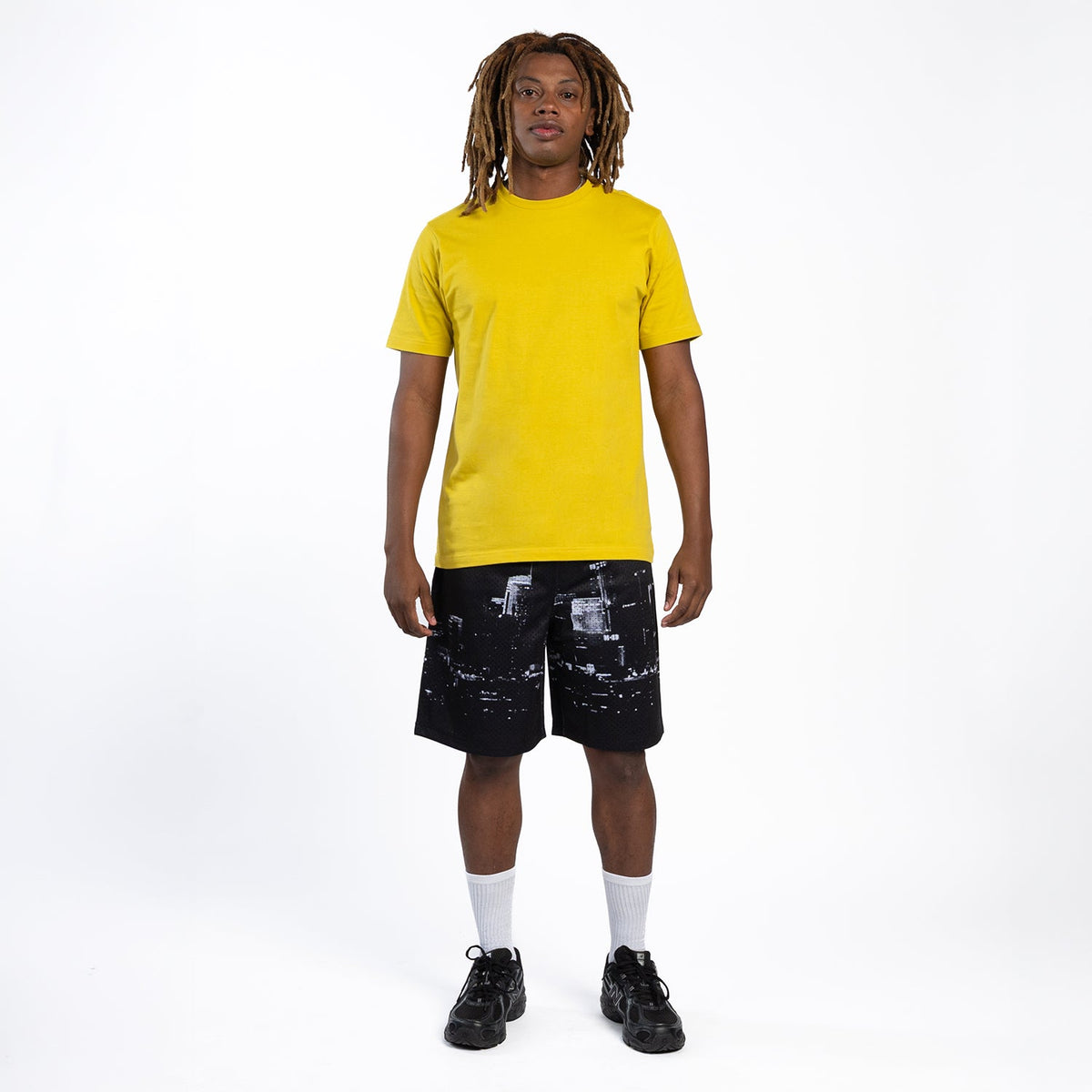 WSS ATHLETIC Printed Mesh Short Skyline - Mens