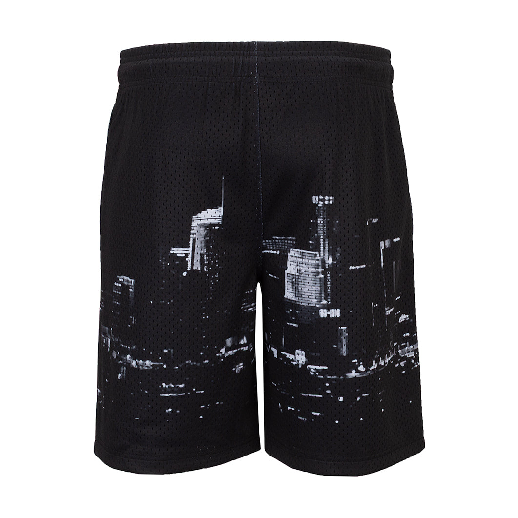 WSS ATHLETIC Printed Mesh Short Skyline - Mens