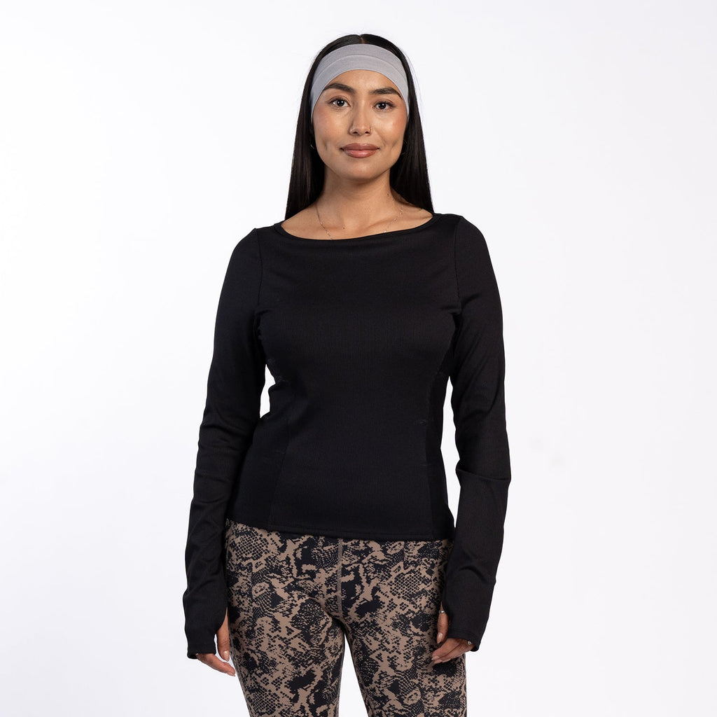 WSS ATHLETIC Power Ribbed LS - Womens
