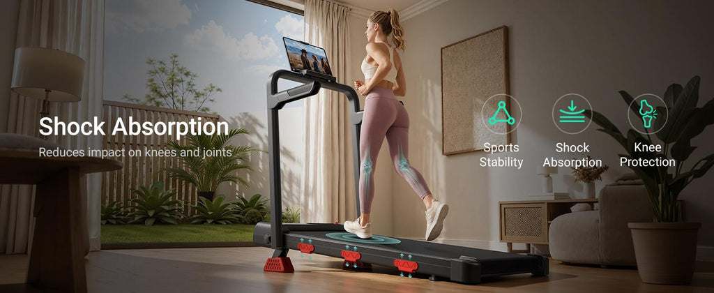 UMAY 16% Incline Treadmill for Home and Office, 3-in-1 Portable Foldable Under Desk Walking Pad, 2.5 HP Quiet with Diamond Pattern Belt, Home Exercise Equipment Home Gym Equipment