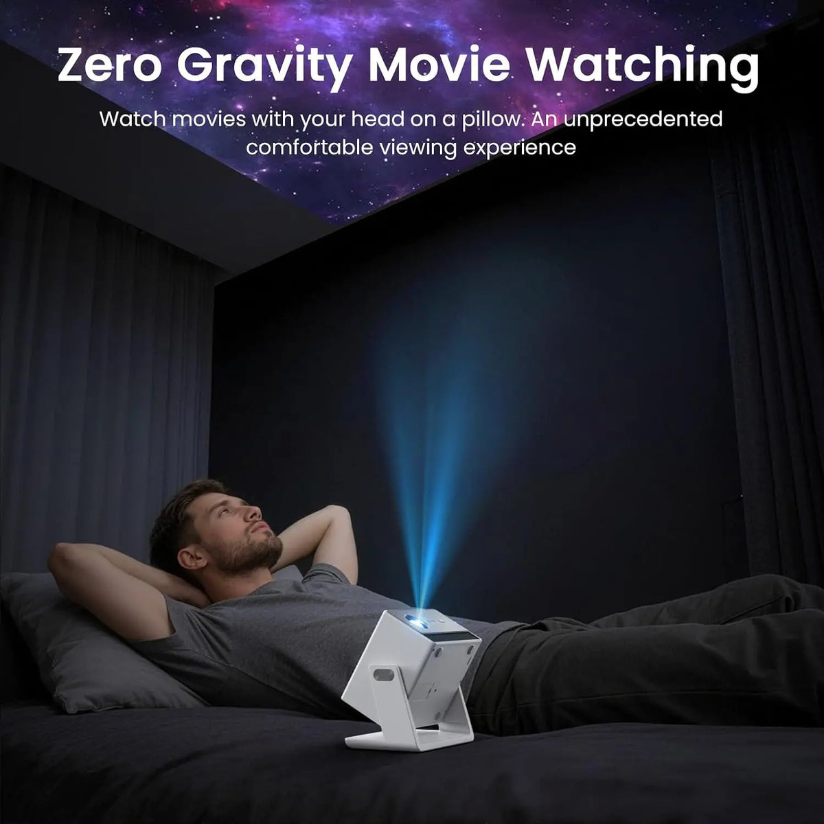 1500 ANSI 4K Decoding Outdoor Projector with -in Streaming App