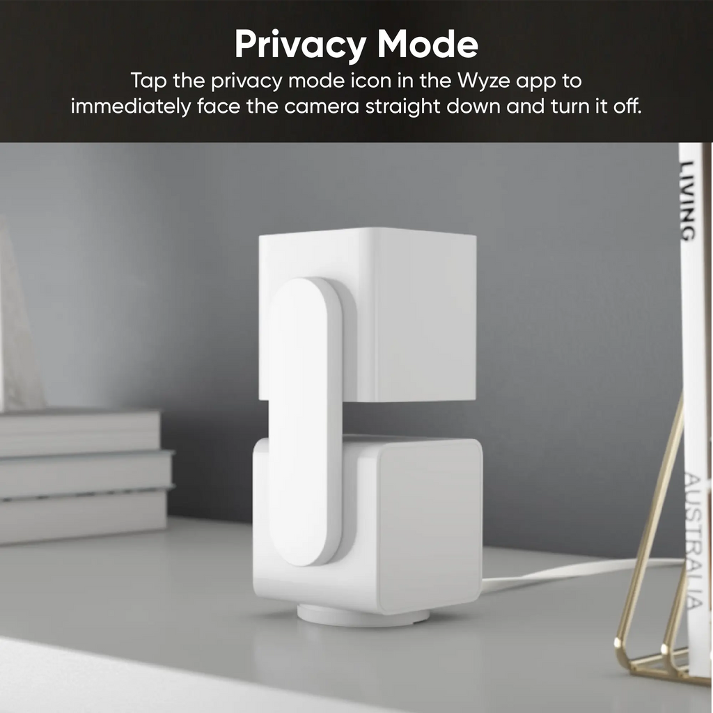 Wyze Cam Pan v3 — #1 Security Camera on TikTok! Wired, Indoor/Outdoor Pan Tilt Zoom (PTZ) w/ 360 Degree Motion Tracking, Color Night Vision, HD, WiFi
