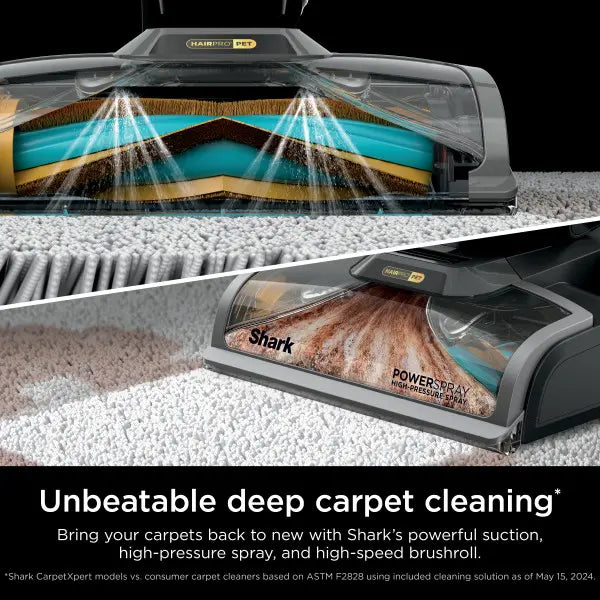 Shark CarpetXpert HairPro with StainStriker Carpet & Upholstery Cleaner - EX305CCO