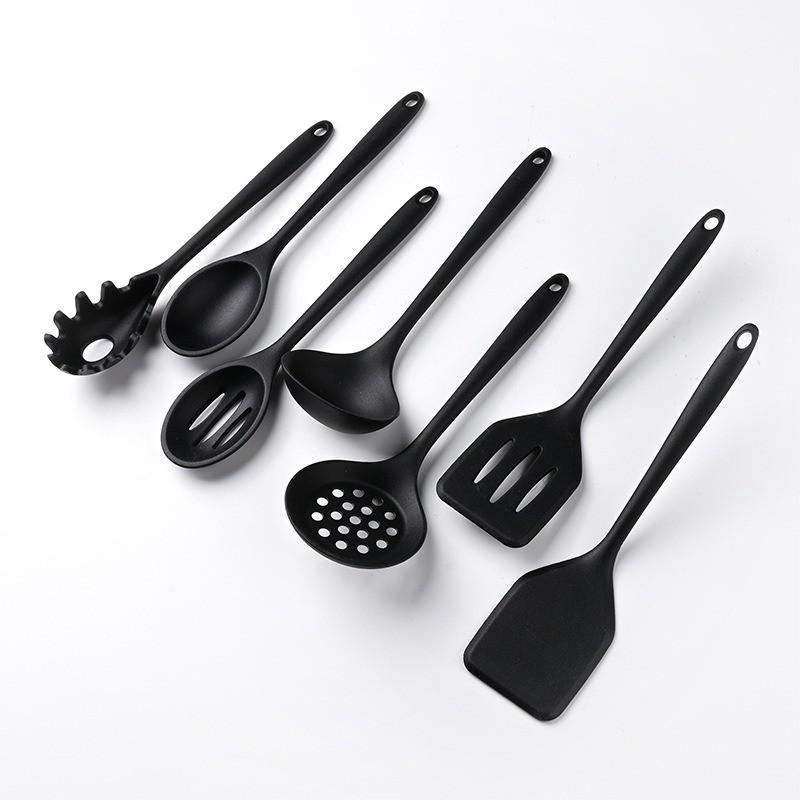 11-Piece Silicone Kitchen Utensil Set, Heat-Resistant Non-Stick Kitchen Utensils, Cooking Utensils, Tools and Gadgets, Long Handle, Camping Gear