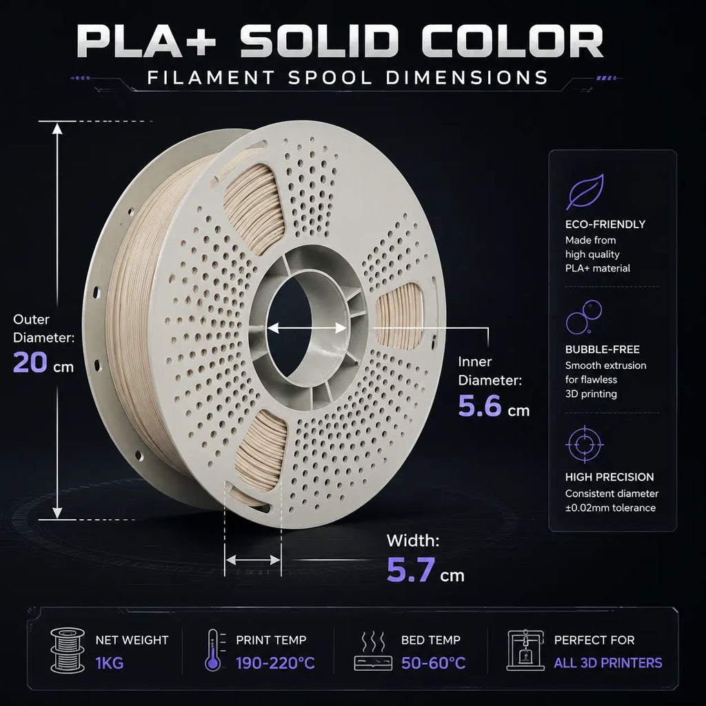 16-Color PLA 3D Printer Filament Bundle - 1.75mm Solid Colors FDM Material Set for Creators, High Precision, Smooth Print, Print Tools Included