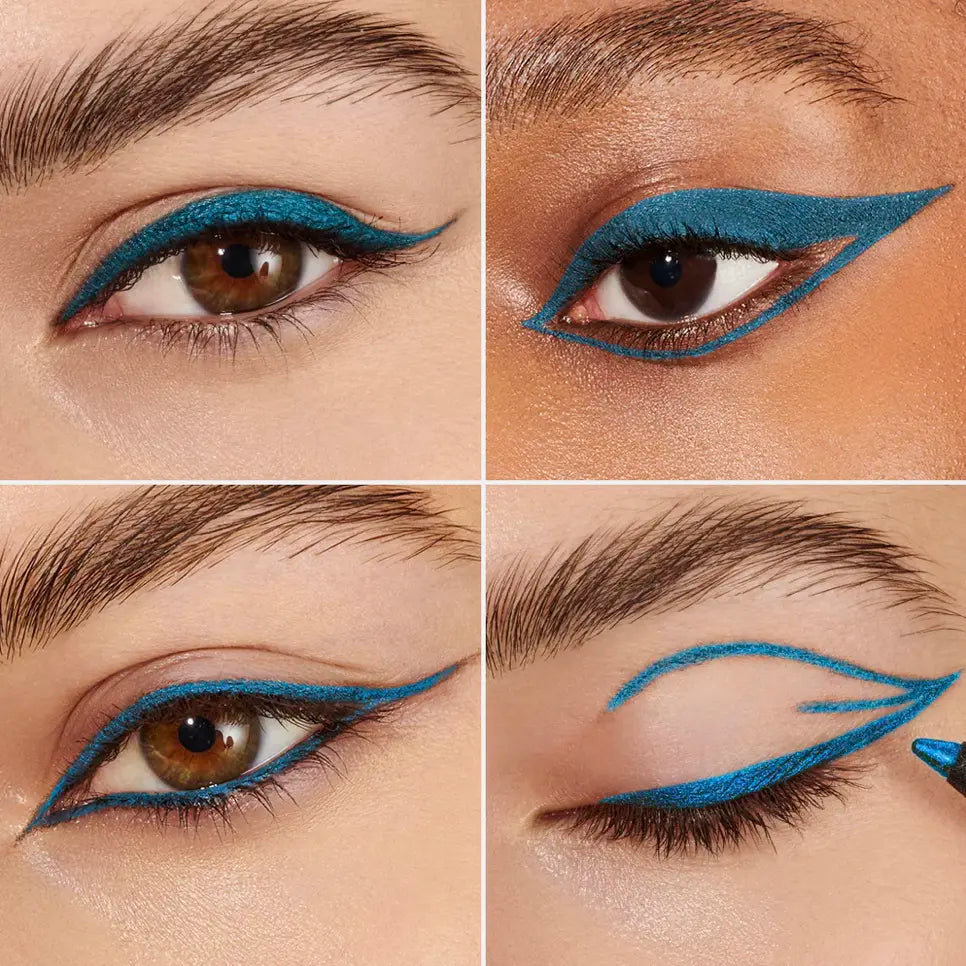 Wonderskin 1440 Longwear Eyeliner Trio Set (3-Pack) – 24HR Waterproof, Transfer-Proof & Smudge-Proof Eye Pencil with TruGlide Butter-Smooth Application | Ultra-Creamy High-Pigment Precision Liner | 12 Shades | Vegan & Cruelty-Free