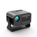 4K Projector with WiFi 6, Bluetooth 5.2, 1200 ANSI Lumens, Native 1080P, 100% Offset, Auto Keystone, Electric Focus, USB, Built-in Audio & Stand for Outdoor Home Theater - Google TV, Netflix, YouTube, Prime Video, Disney+ Compatible
